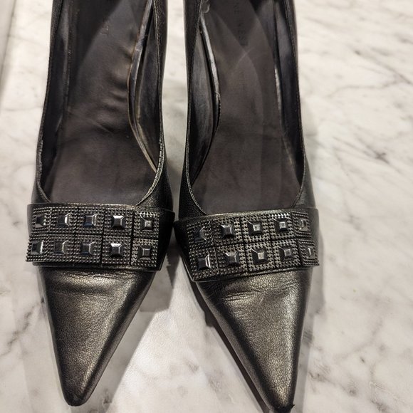 Nine West Stiletto High heels Grey Size 10 - Picture 1 of 10